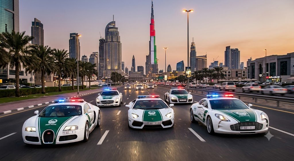 Dubai Police Have Supercars