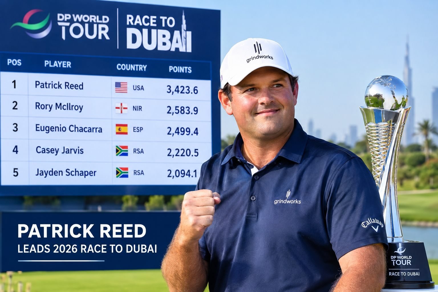 2026 Race to Dubai Rankings