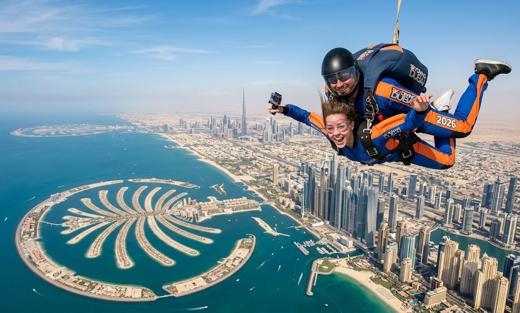 Skydiving in Dubai 2026