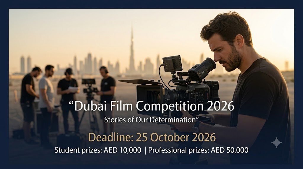 Dubai Film Competition 2026: October 25 Deadline, Prizes, Eligibility and How to Apply