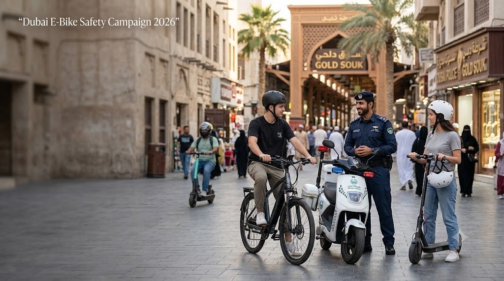 Dubai Police E-Bike Safety Campaign 2026: 408 Bikes and Scooters Seized in Naif