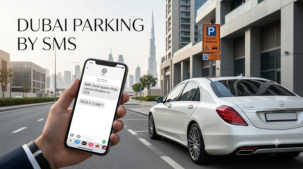 How to Pay Dubai Parking by SMS: Number, Format and Fees