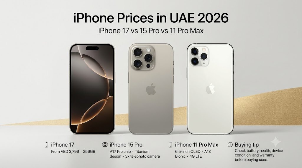 iPhone 17 Price in UAE, iPhone 15 Pro and iPhone 11 Pro Max: Which One Is Worth Buying in 2026?