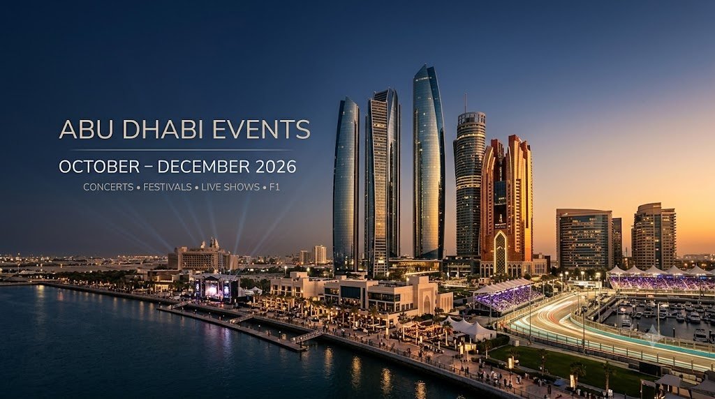 Abu Dhabi Events 2026–2027: Upcoming Concerts, Festivals, Dates and Tickets