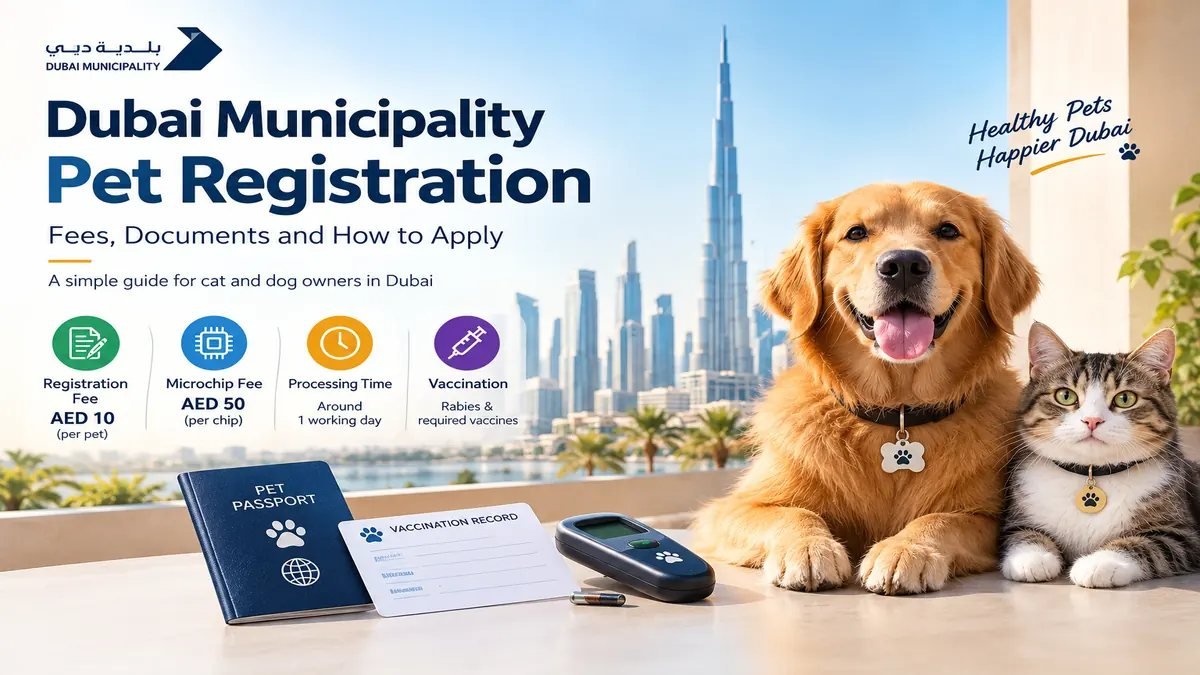 Dubai Municipality Pet Registration: Fees, Documents and How to Apply